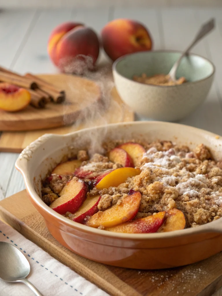 Easy Peach Crisp