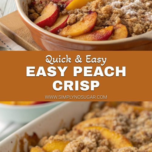 Easy Peach Crisp pinterest