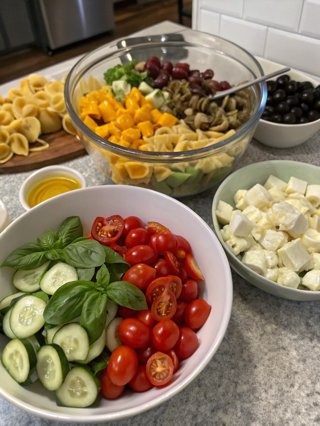 Tortellini Salad Ingredients