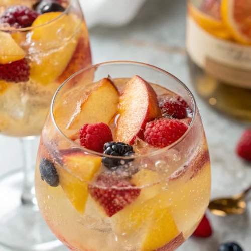 Easy White Peach Sangria 1