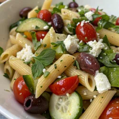 Greek Pasta Salad 1