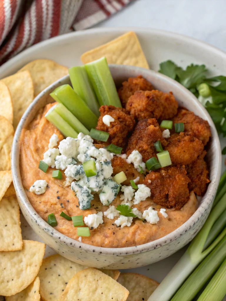 Greek Yogurt Buffalo Chicken Dip
