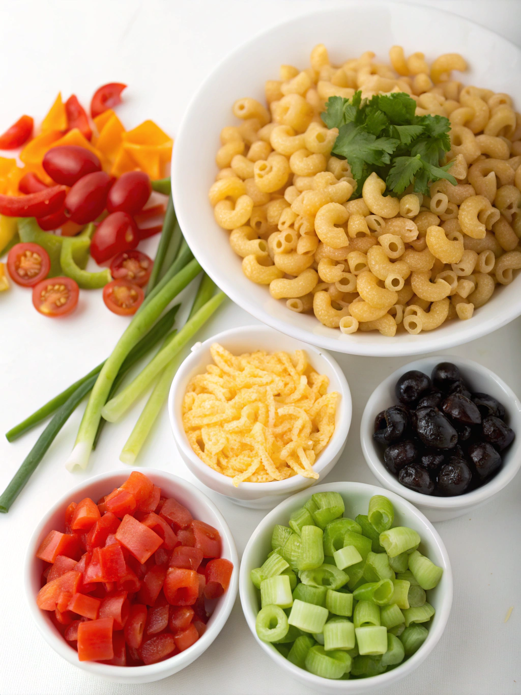 Ingredients for Guy Fieri's Macaroni Salad