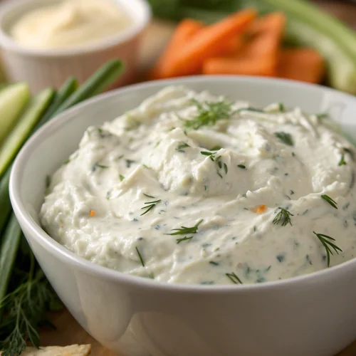 Herbed Whipped Cottage Cheese Dip 1