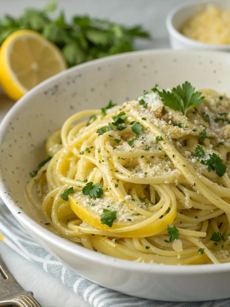 Lemon Garlic Pasta