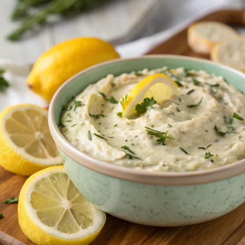 Lemon Herb White Bean Dip 1