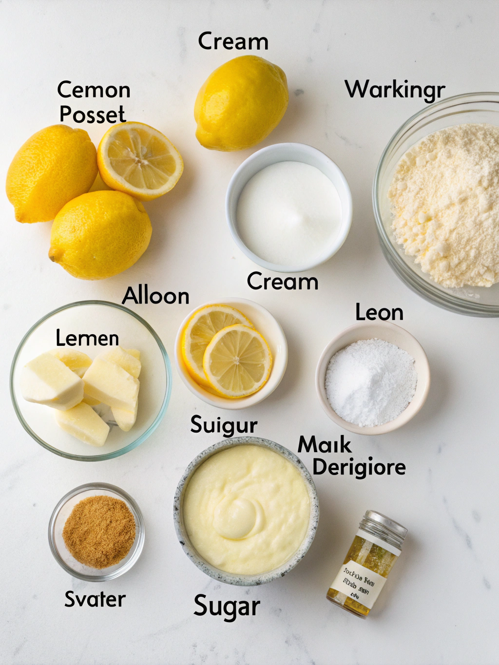 Lemon Posset Recipe Ingredients