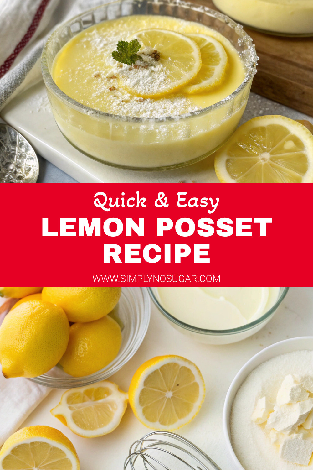 Lemon Posset Recipe Pinterest