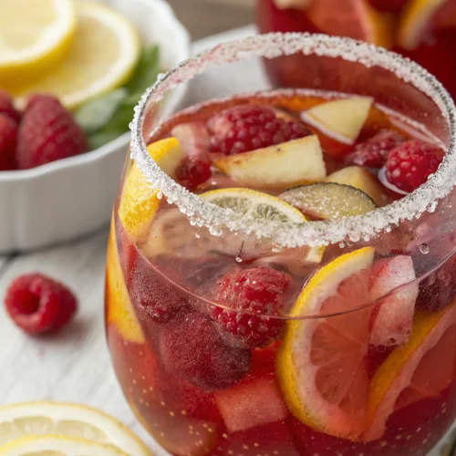 Lemon Raspberry Sangria 1