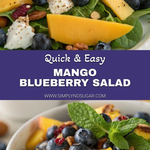 Mango Blueberry Salad pinterest