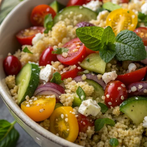 Mediterranean Quinoa Salad 1