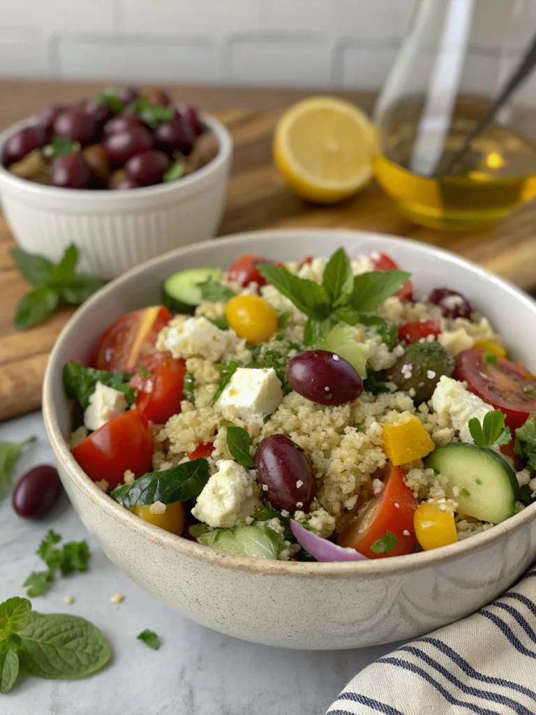 Mediterranean Quinoa Salad