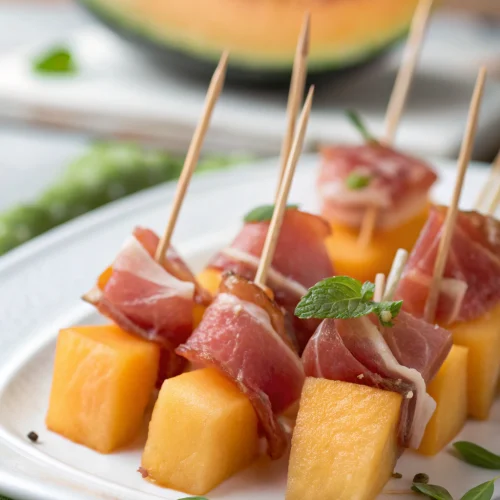 Melon Prosciutto Skewers 1