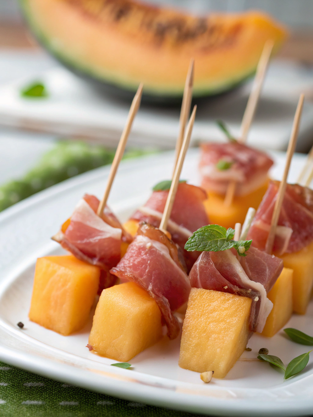 Melon Prosciutto Skewers