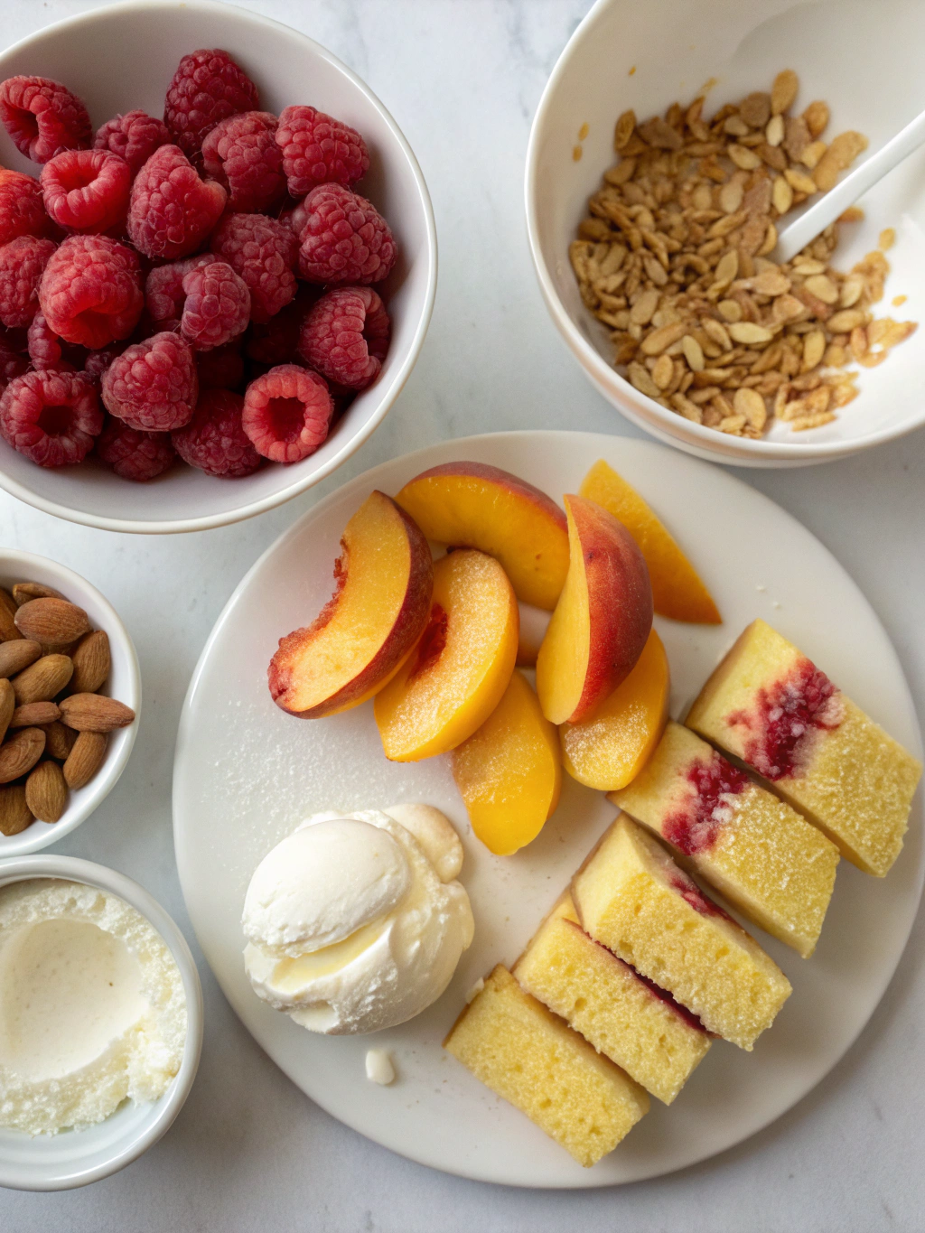 Modern Peach Melba Ingredients