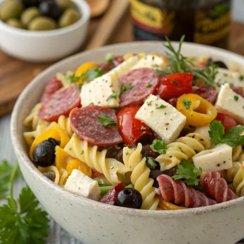 Muffuletta Pasta Salad 1