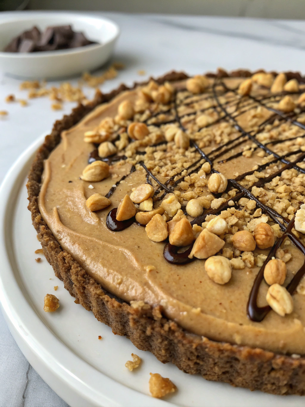 No-Bake Peanut Butter Pie