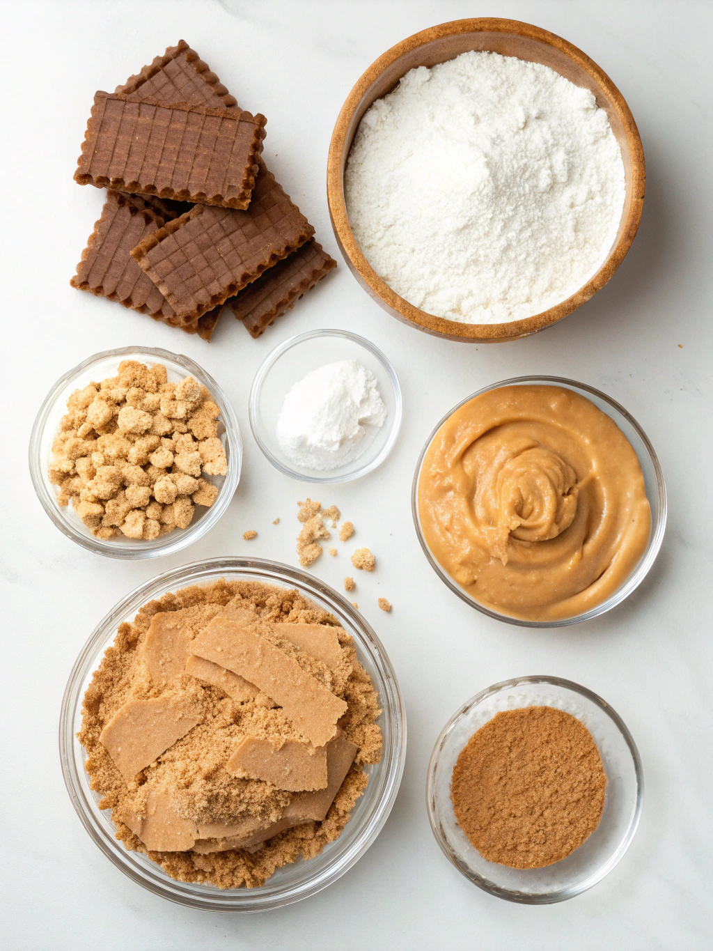 Ingredients for No-Bake Peanut Butter Pie