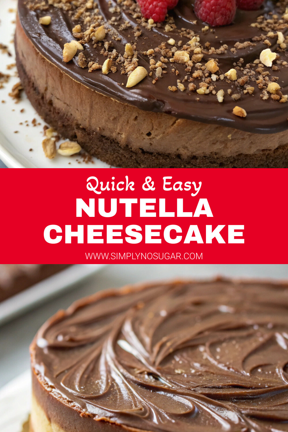 Nutella Cheesecake Pinterest