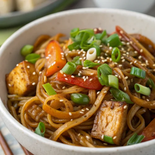 One-Pot Teriyaki Noodles (Vegetarian Option Available) 1