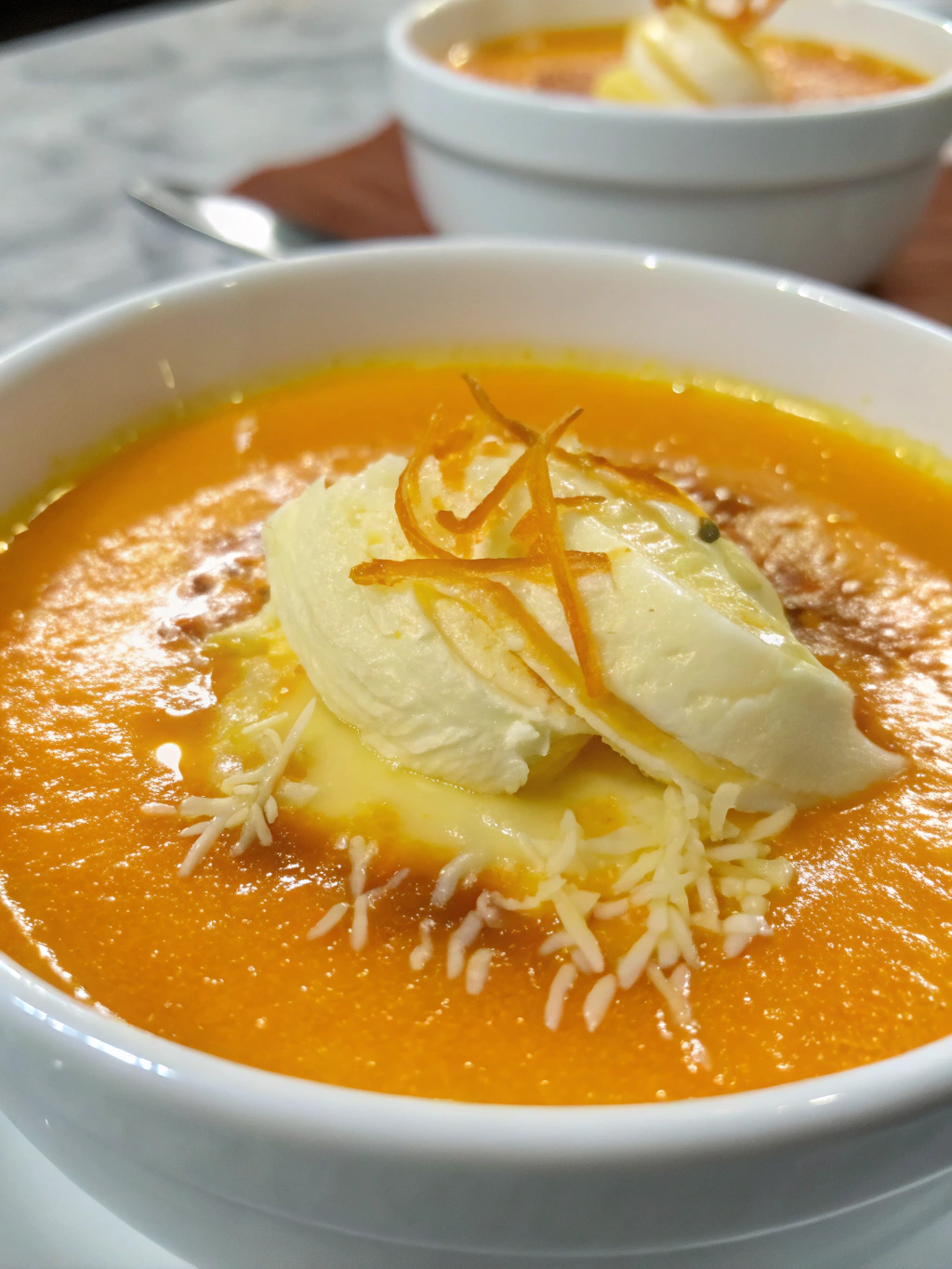 Orange Posset in Progress