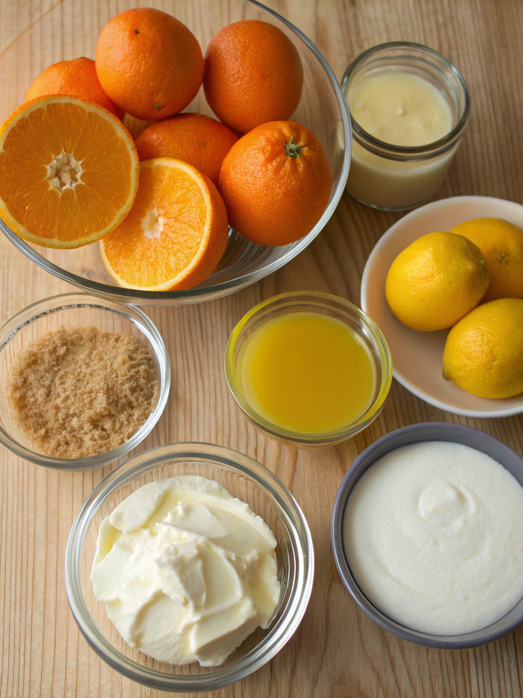 Orange Posset Ingredients