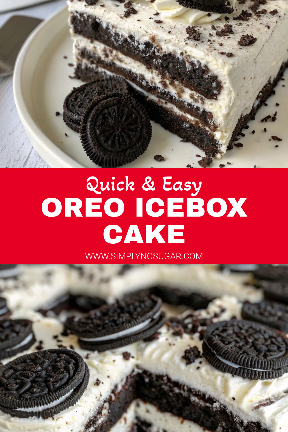 Oreo Icebox Cake