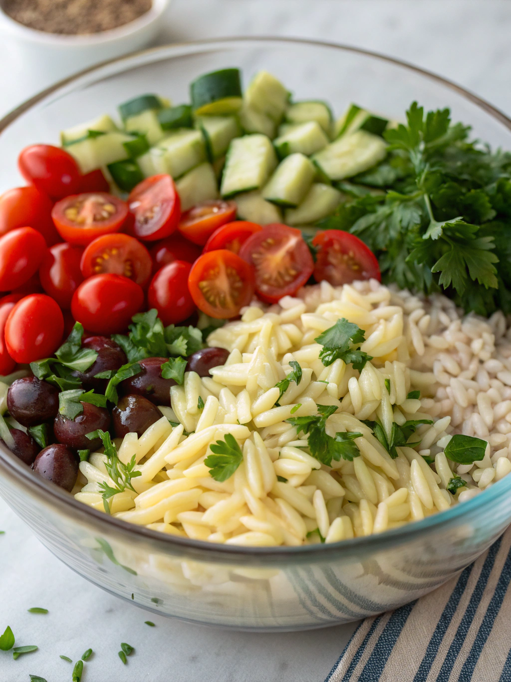 Orzo Pasta Salad Ingredients