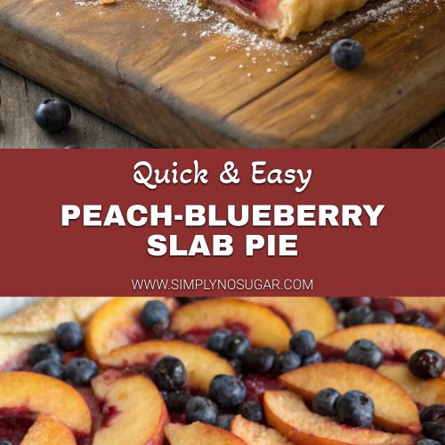 Peach-Blueberry Slab Pie pinterest