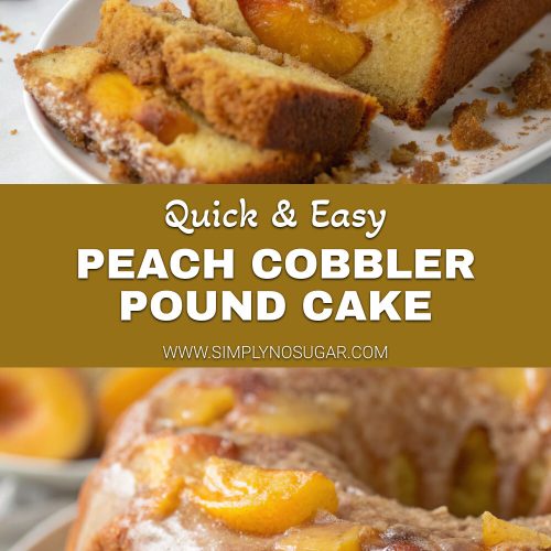 Peach Cobbler Pound Cake pinterest