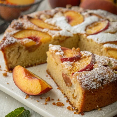 Peach Coffee Cake 1