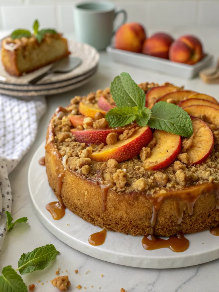 Peach Coffee Cake