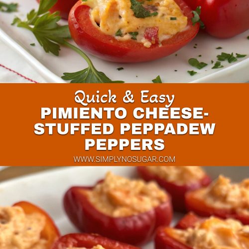 Pimiento Cheese-Stuffed Peppadew Peppers pinterest