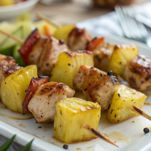 Pineapple Chicken Kabobs 1