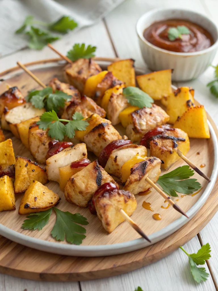 Pineapple Chicken Kabobs
