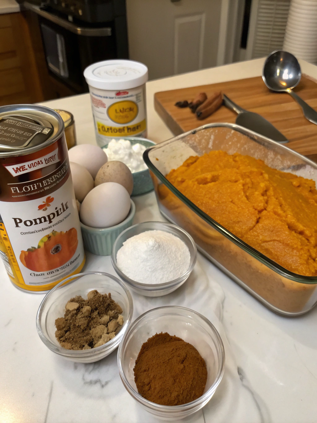 Pumpkin Bread Ingredients