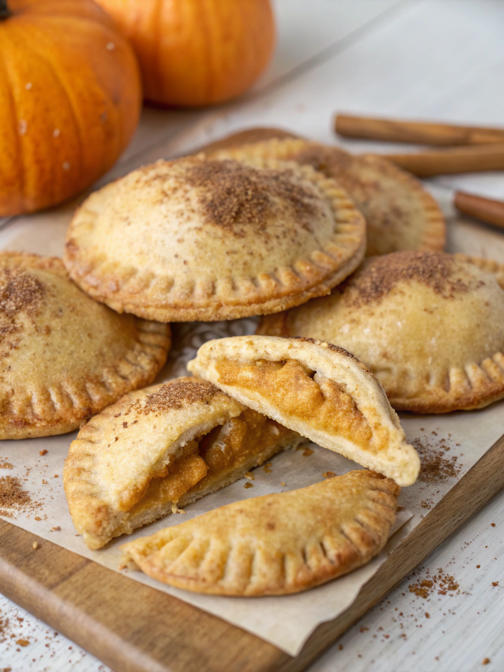 Finished Pumpkin Cheesecake Hand Pies