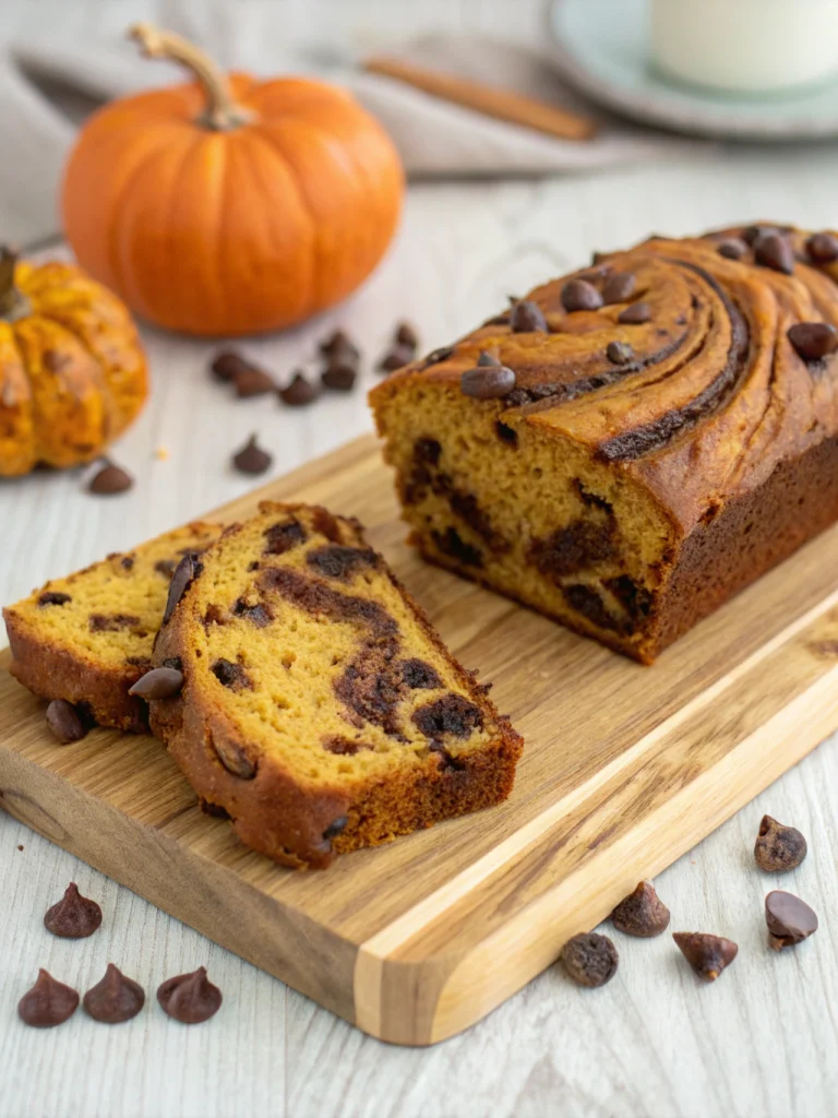 Pumpkin Chocolate Chip Bread