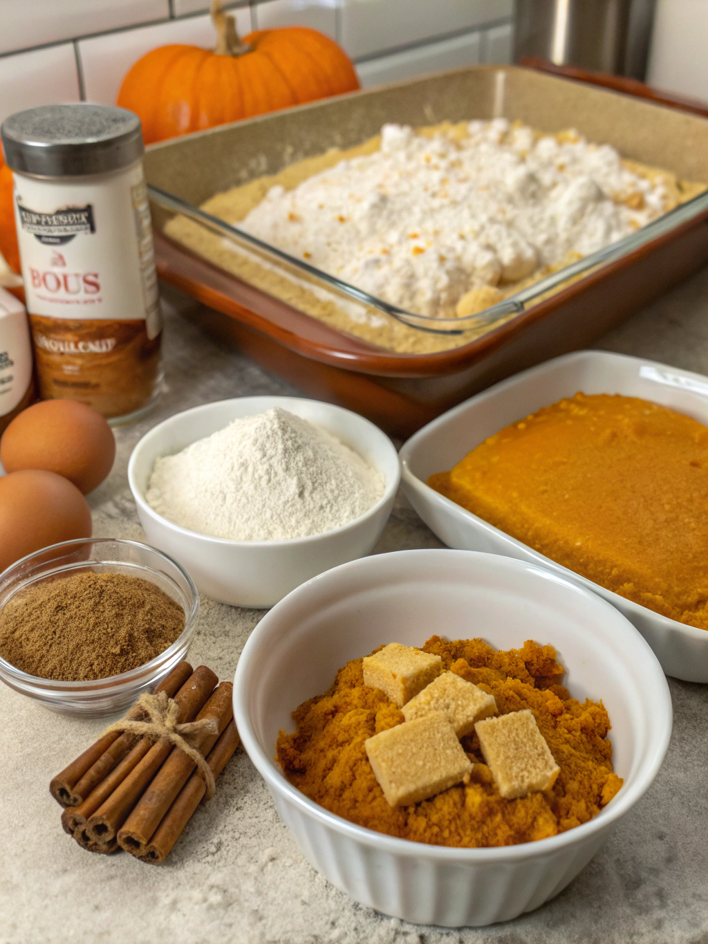 Pumpkin Pie Cake Pumpkin Dump Cake ingredients