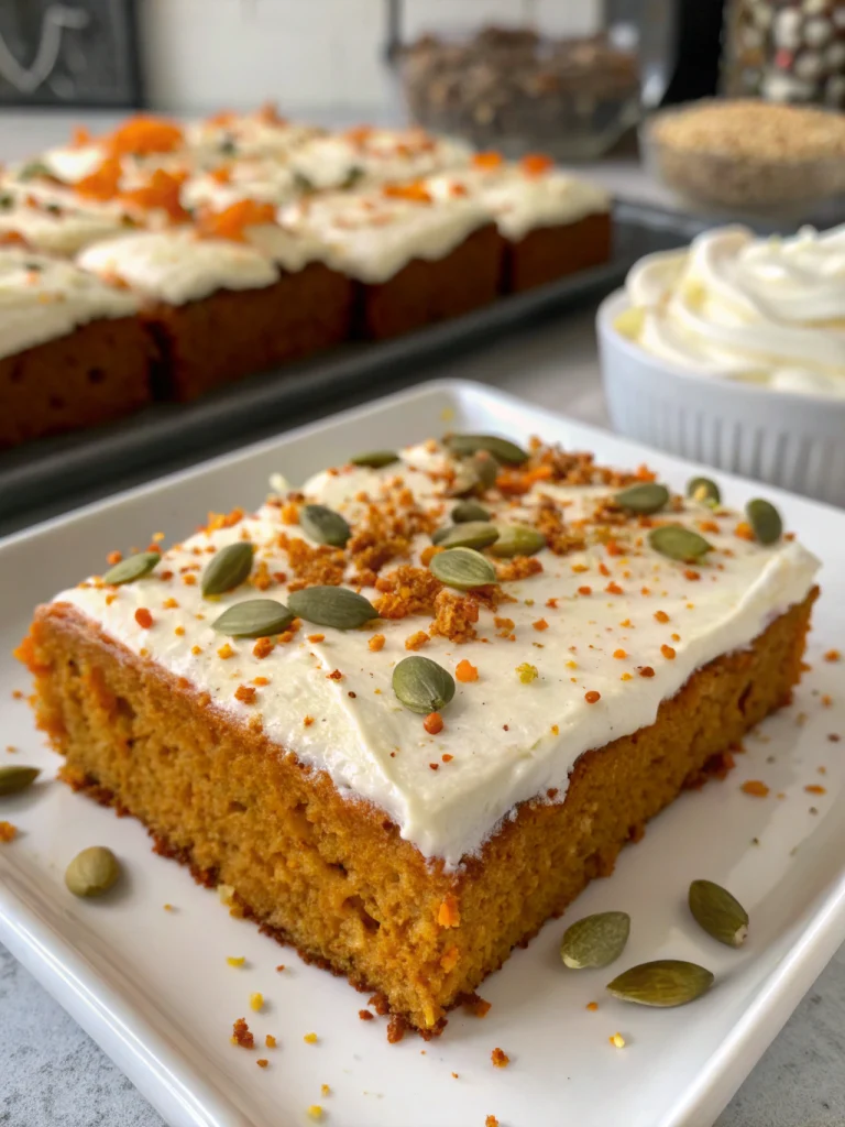 Pumpkin Sheet Cake