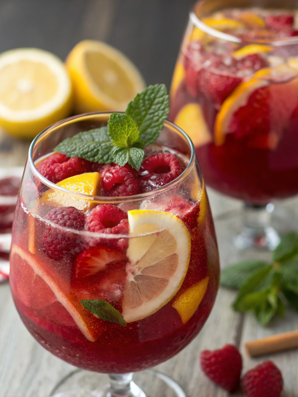 Raspberry Lemonade Sangria