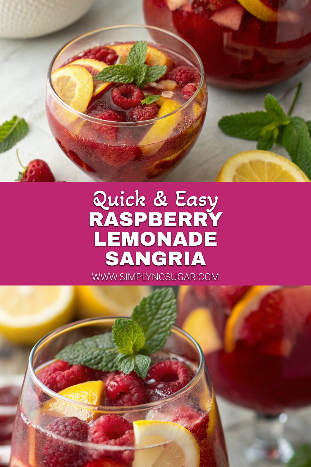 Raspberry Lemonade Sangria