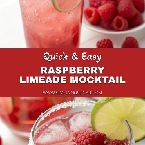 Raspberry Limeade Mocktail pinterest
