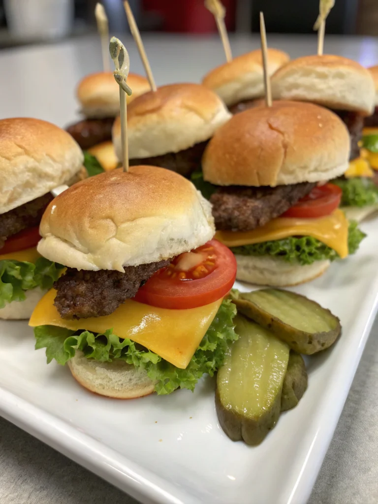 Roast Beef and Cheddar Sliders