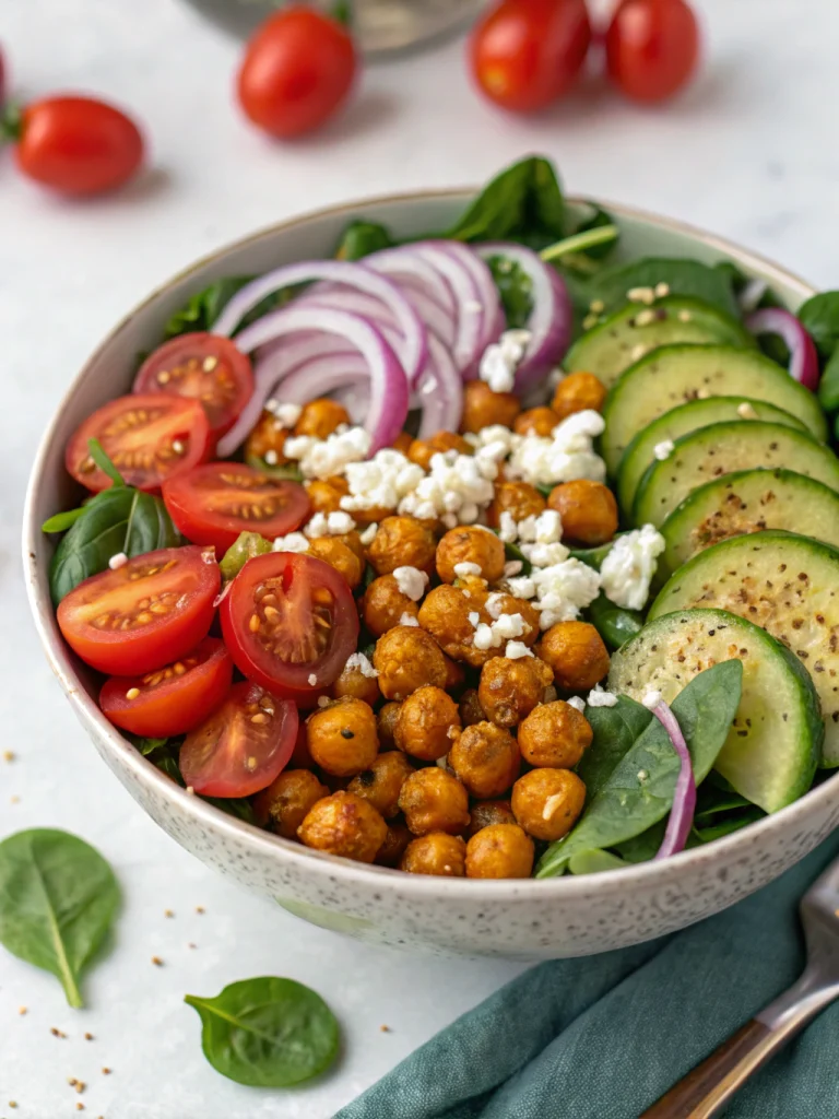 Roasted Chickpea Salad