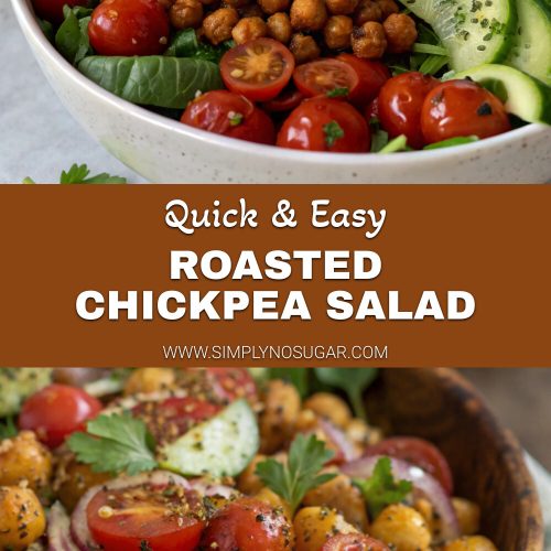 Roasted Chickpea Salad pinterest