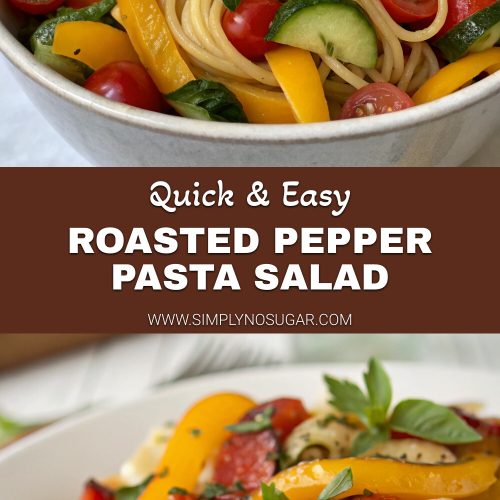 Roasted Pepper Pasta Salad pinterest