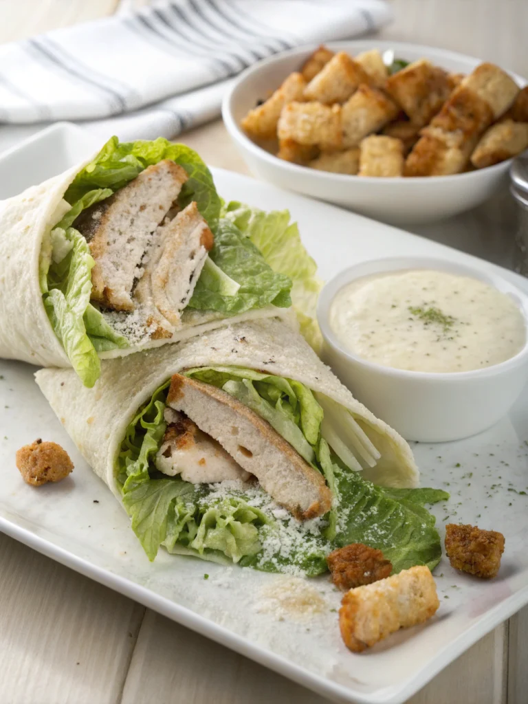 Savory Caesar Wraps