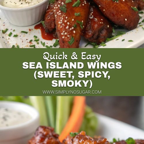 Sea Island Wings (Sweet, Spicy, Smoky) pinterest