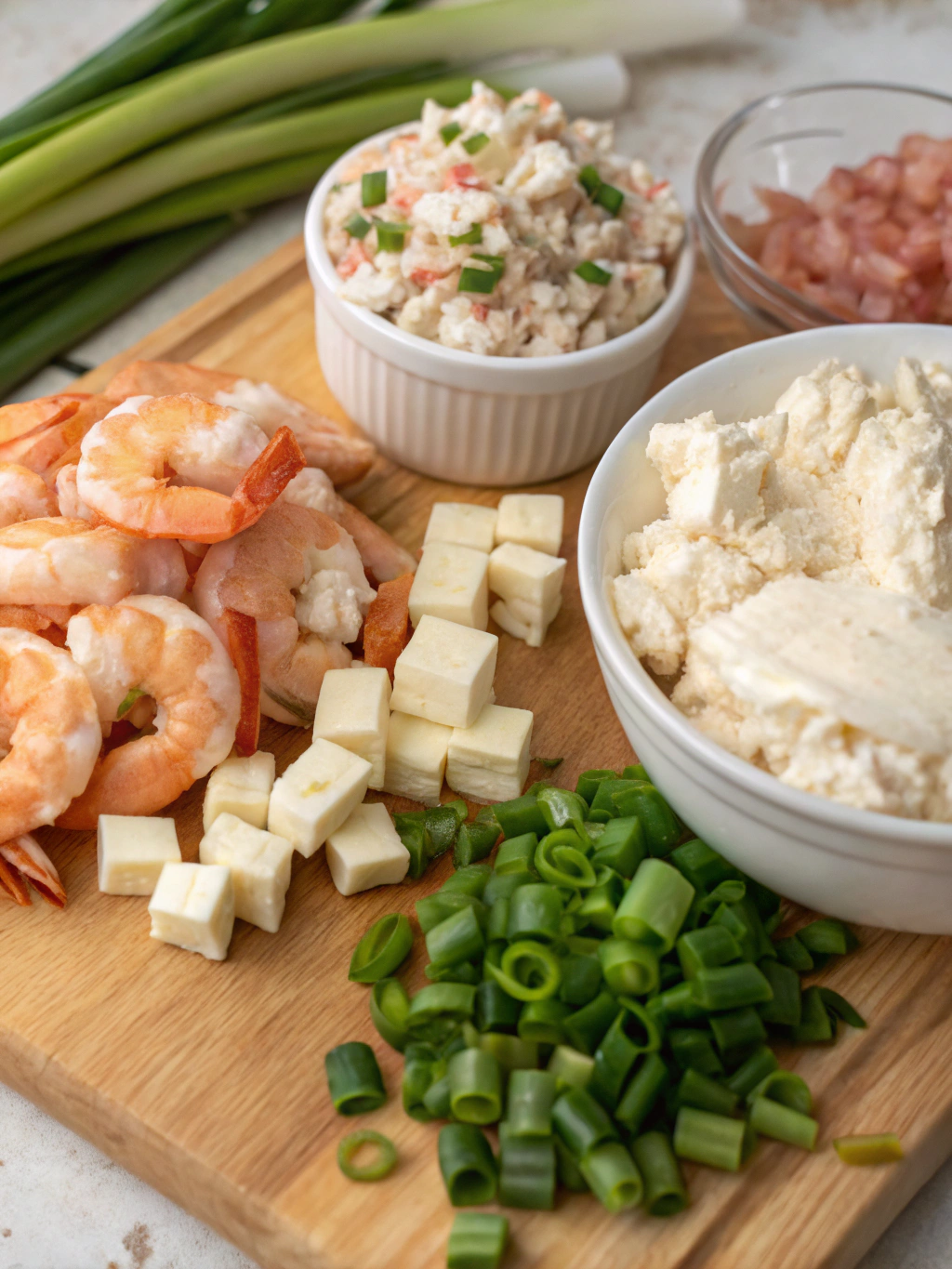 Shrimp Crab Crack Dip Ingredients